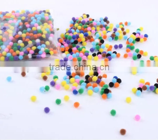 Factory Supply DIY Crafts Chenille Stems and Pompons Assorted Colors for Kids photo-4