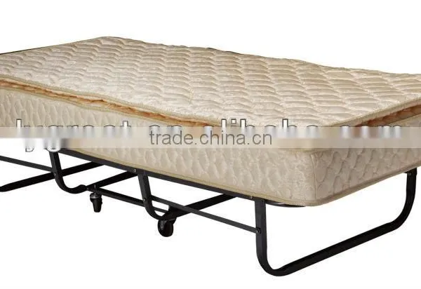 Folding Extra Bed/metal Frame Bed With Mattress HM-J44