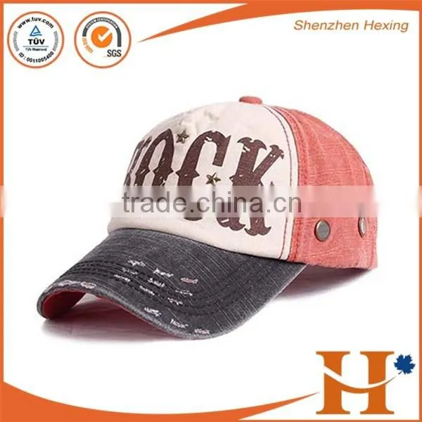 Factory Price! Custom Fitted Stone Washed Baseball Cap for Boys,custom Destroyed Baseball Cap Quality Choice photo-6