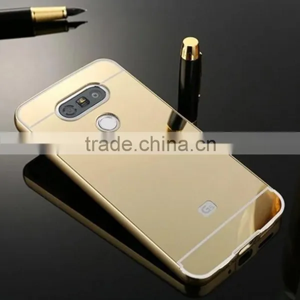 For lg g5 Case Hot Selling Luxury Electroplated Shockproof Aluminum Mirror Mobile Phone Accessory for lg g5 photo-3