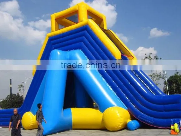 Lanqu High Quality Inflatable Big Water Slide for Sale photo-2