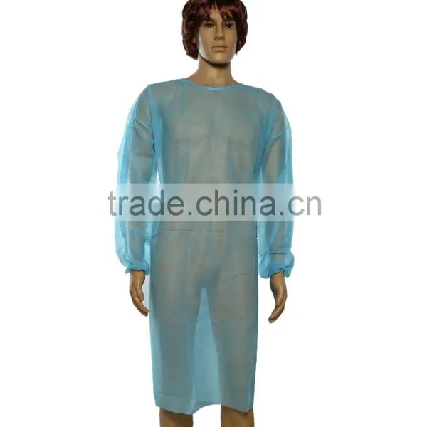 Sterile Disposable Non Woven Surgical Isolation Patient Gown photo-2