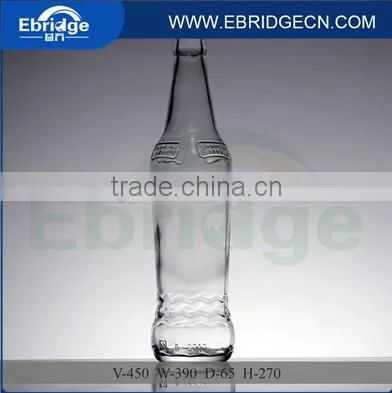 Clear Beer Glass Bottle High Carbonated Glass Wine Bottle photo-2