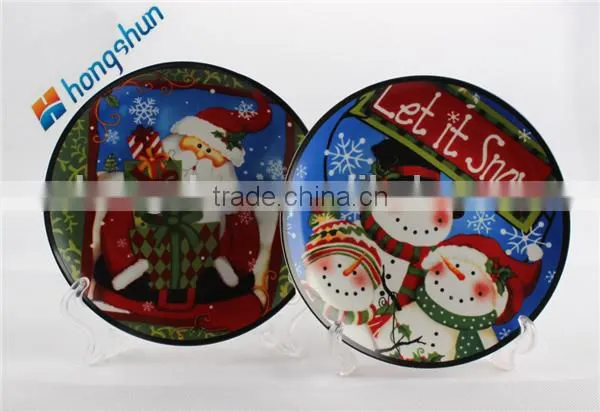 Christmas White Porcelain Dinner Plate Ceramic Dinnerware Plates photo-6