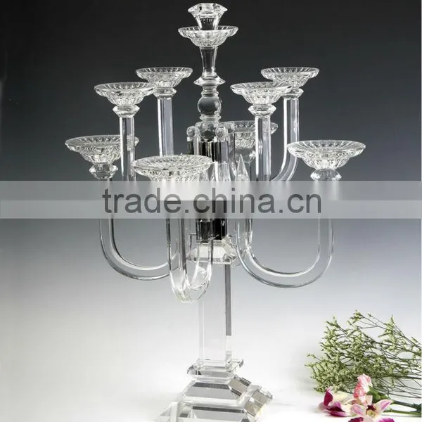 Floor Standing Crystal Candle Holder in China photo-4