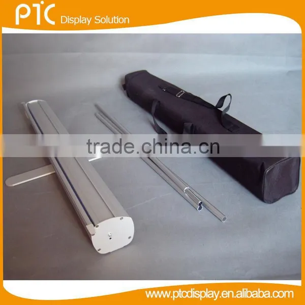 Stable 3.3kg Thick Portable Roll Screen Stand With One 7mm Thick Aluminum Foot