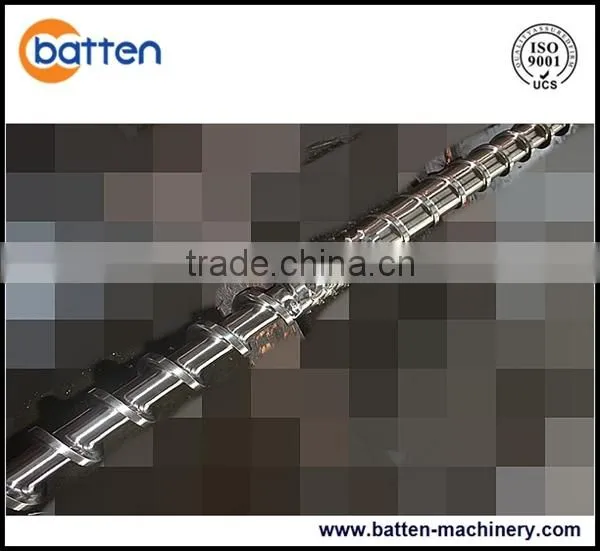 Bimetallic Recycling Single Extruder Screw and Barrel for PE Film Plastic Machine