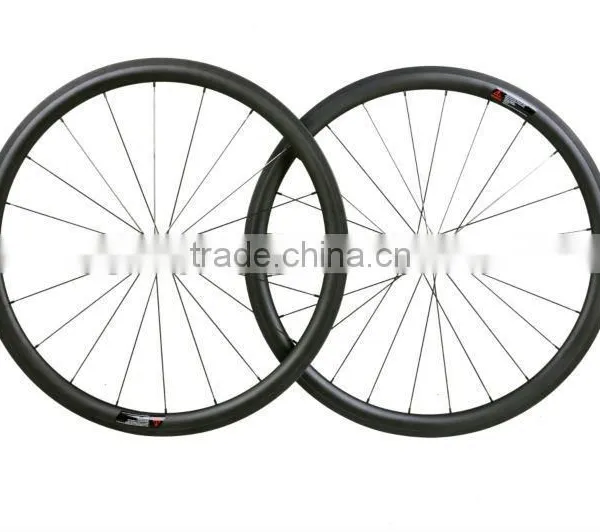 High Quality Carbon Bike Tubular Wheelset 38T Road Bike Carbon Tubular Wheelset, 700c Road Carbon Wheel 38mm Wheelset