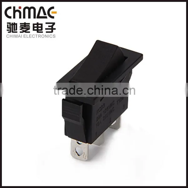 Black oven rocker switch kcd2 on /on 3 terminals switch