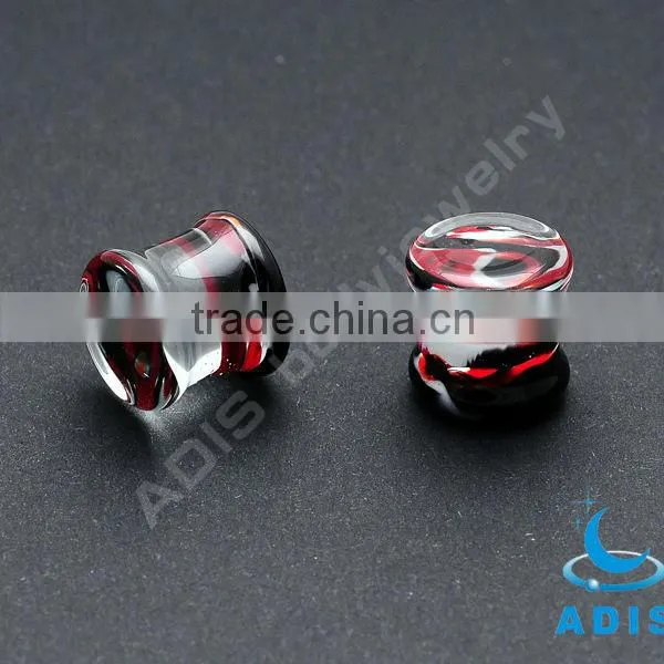 Fashion Wholesale Custom Transparent Body Jewelry Pyrex Glass Tunnels photo-3