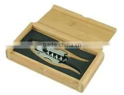 Bamboo Wine Opener With Bamboo Handle