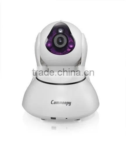 2015 CN-TP100 Pan&Tilt Camnoopy 720P Resolution Plug and Play Wireless ip Camera With CE/FCC/RoHS Certification.