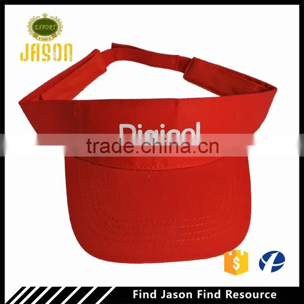 High Quality Sun Visor Hat With Printed Logo