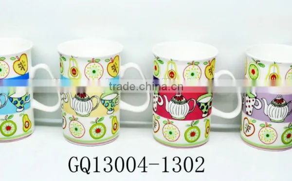 340cc Modern Bone China Dinnerware Tea Cups and Decals Heat Resistant photo-4