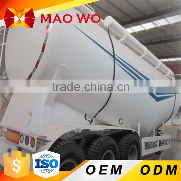 Best Selling Tri-axle Cement Bulker Truck Powder Tank Semi Trailer