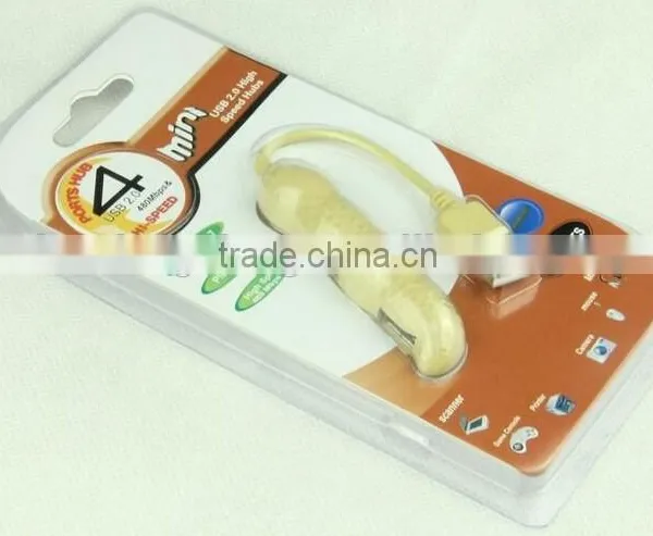 Wholesale Lovely Vegetables 4 Port Usb Hub With Peanut Shape