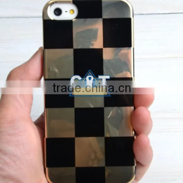 C&T Ultra Thin Plating Mirror Hard Back Cover for IPhone SE photo-6