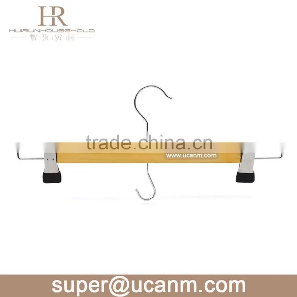 HRW-U36AN Wood Pant Hanger With Belt Hook in the Bottom photo-2