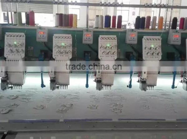 laser cutting computerized embroidery 2 head embroidery machine with high quality factory price made in China
