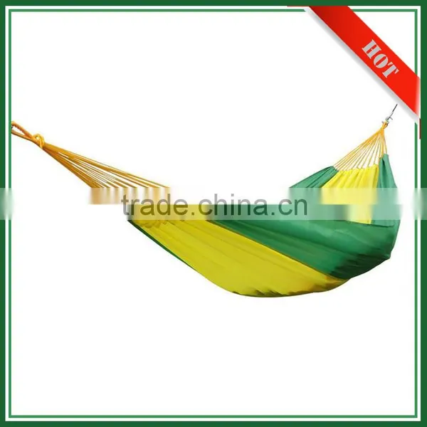 Retail Custom Logo Single Cotton Outdoor Hammock With Rope photo-2