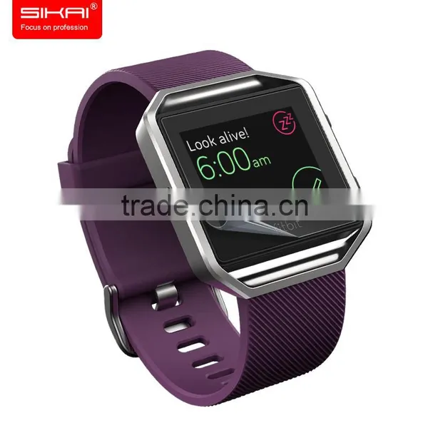 2016 Newest Full Coverage TPU Film For Fitbit Blaze Waterproof Film For Fitbit watch band