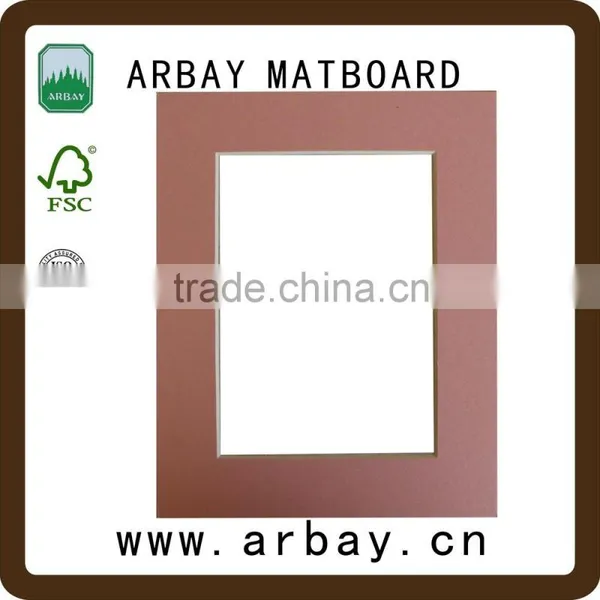 Pink Color Matboard With Window Frame Picture Mdf Photo Frame Backboard Wall Hanging Photo Frame White photo-3