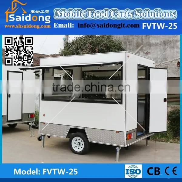 New Style New Shape Food Truck Fast Food Van/hamburgers Carts Food Cart for Sale photo-4