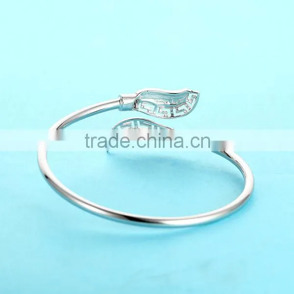 Italian 925 Sterling Silver Plated Gold Bangle Jewelry Sets photo-2