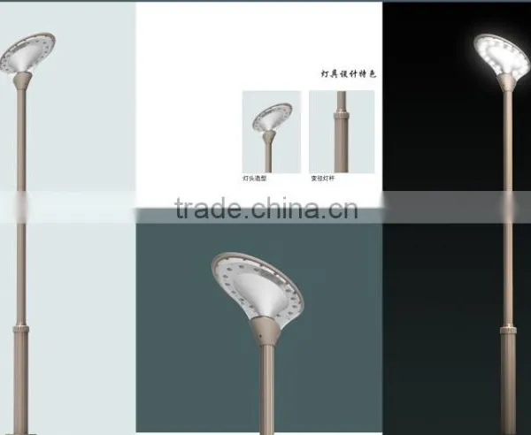 High Quality Galvanized Fashional Led Landscape Garden Lighting Pole photo-6