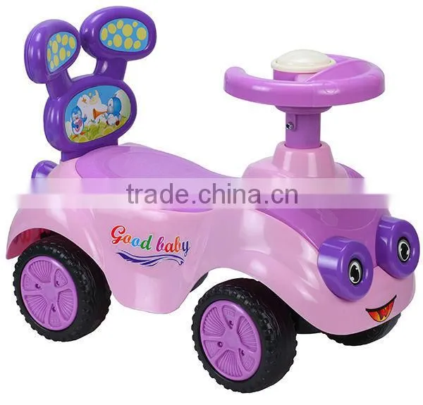 New Hot Sale New 4 Wheels Kids Plastic Car Slide Scooter Carrier Ride on Car Q01-1 photo-3
