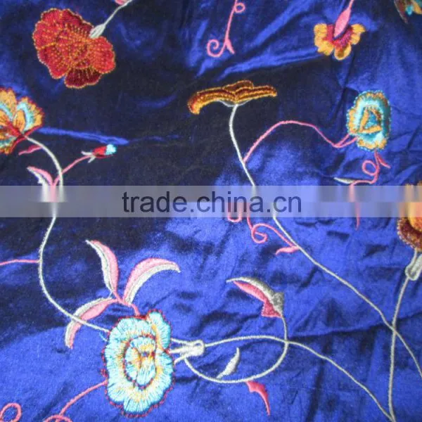 NEW STYLE EMBRODARY SILK FABRIC TEXTILE photo-2