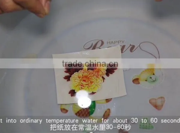 A3 A4 Laser/inkjet Water Slide Decal Paper, Coloring Stable and Non-fading Color photo-3