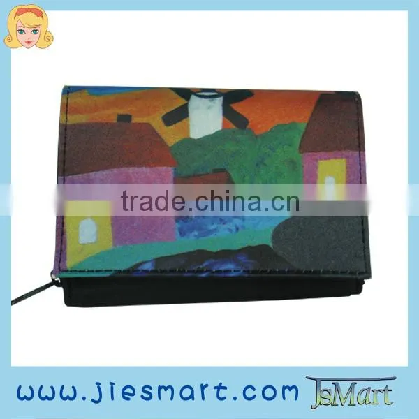 JSMART Short Wallet Pocket Wallet Folded Wallet Custom Souvenirs Giftware