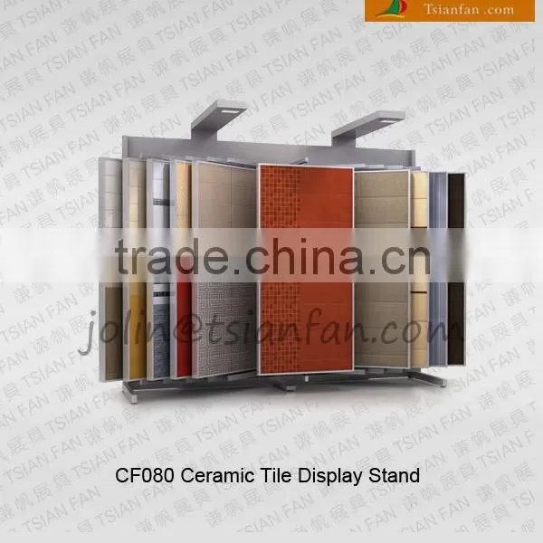 CF080 Fliesen Ausstellung Wing Rack Display / Page Turning Type Rack / Page Turning Type Rack photo-2