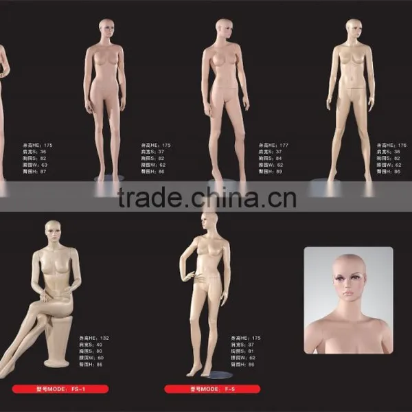China Factory Sale Fiberglass Glossy White Female Standing Model photo-2