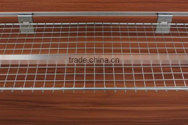 Supermarket Slatwall Wire Mesh Shelves photo-3