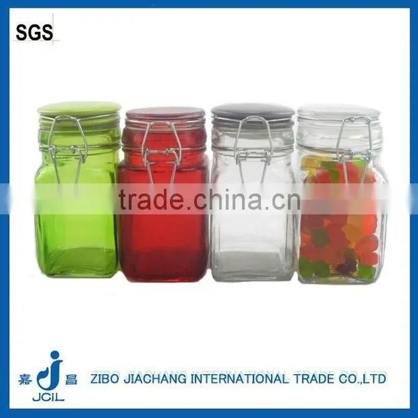 100ml Mini Rhombus Glass Seal Jar photo-2