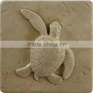 Tortoise Animal Sculpture Carved Wall Hanging