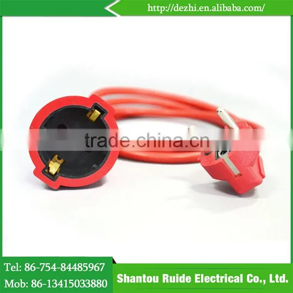 Professional Factory Orange VDE 2pin European Extension Cable photo-4