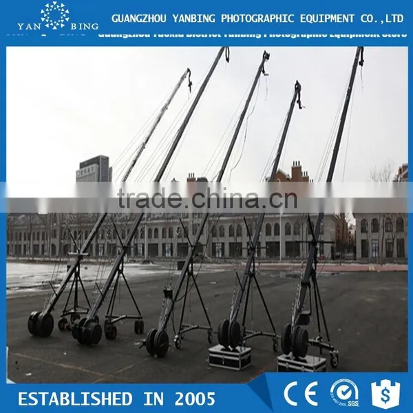 Professional DV Jib Crane Motorized Head 6m Square Video Camera Jimmy Jib Crane for Sale