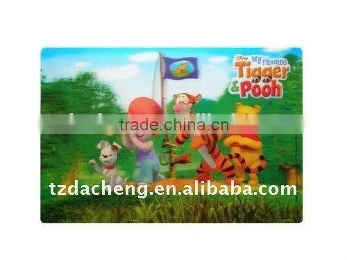 Kids' Table Mat , Frosted Table Mat ,3D Lenticular Tablemat, Placemat photo-3