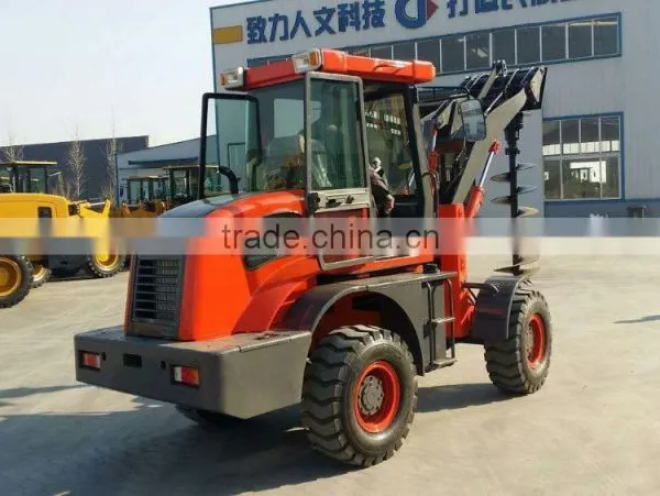 Cheap Farm Tractors Wheel Loader Oj-16 With Auger photo-2