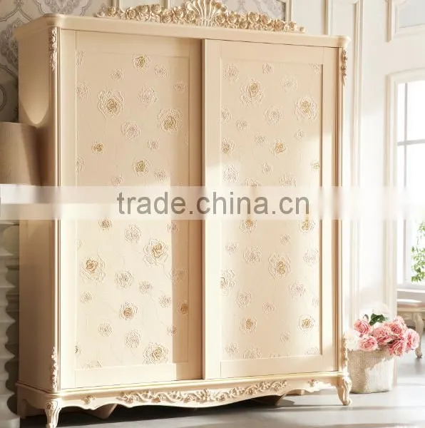 Latest China Wholesale Classic Chinese Wood Hand Carved French Bed photo-3