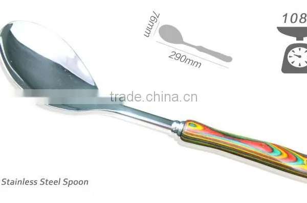 2015 Color Printing Wooden Handle Stainless Steel Kitchenware/ Kitchen Tools/Household Cooking Ware 7PCS/SET S02 photo-4