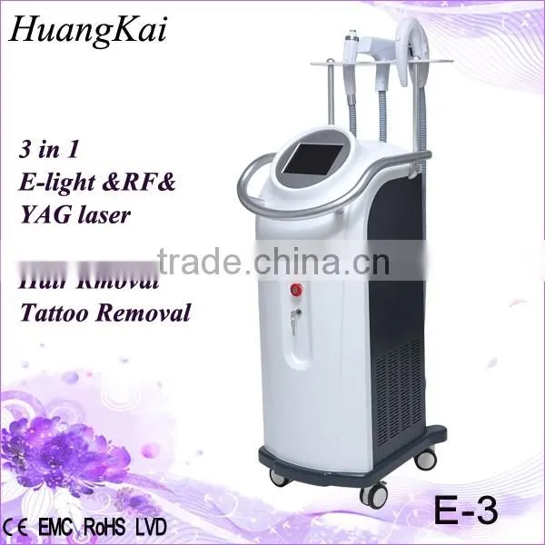 Mutifunctional Elight SHR YAG Laser for Hair Removal Tattoo Removal Skin Rejuvenation Beauty Machine photo-5
