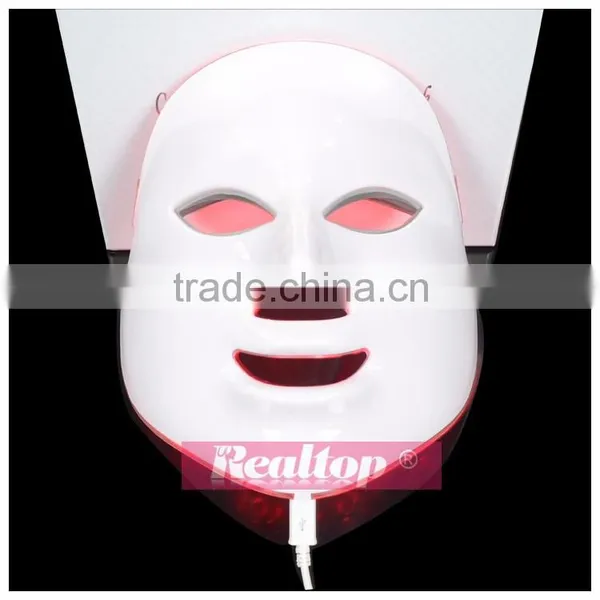 Led Light Therapy Home Devices Skin Care Mascara Facial Photodynamics Pdt Rejuvenation Anti Aging Red Light Therapy For Wrinkles Red Yellow Green Blue Led Light Therapy Cosmetic Facial Mask photo-4
