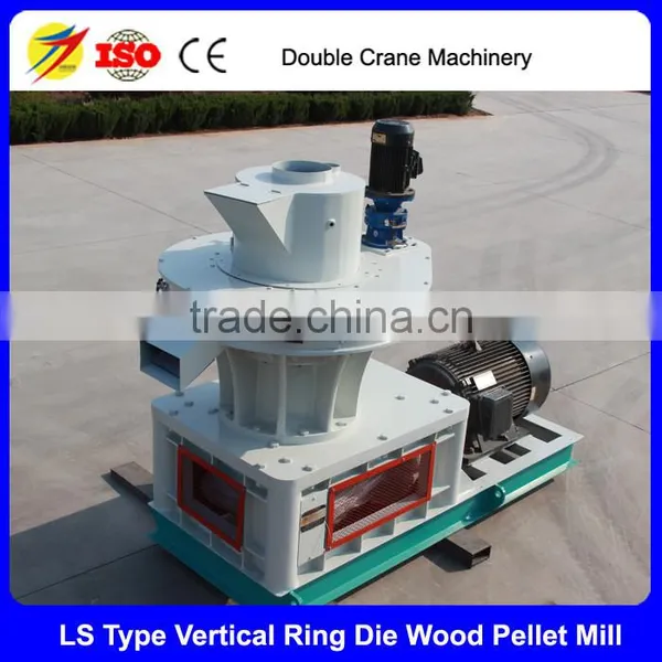 High Output Vertical Type Grass Alfalfa Hay Pellet Machine With Automatica Lubricating System