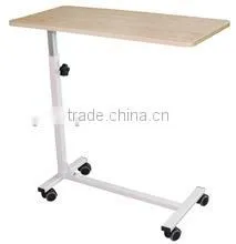 hospital over bed table;hospital bed side table