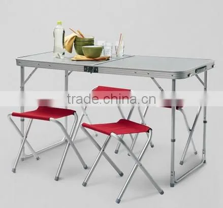 Folding Table and Chairs for Camping.
