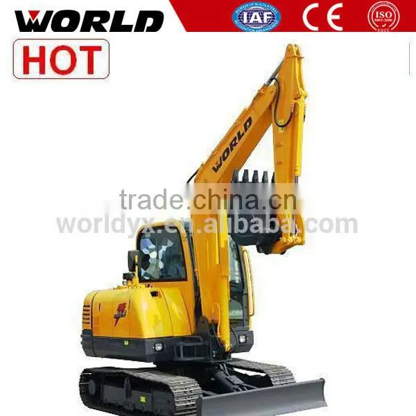 With Auger 6 Ton Hydraulic Chain Drive Excavator Machine for Sale photo-4